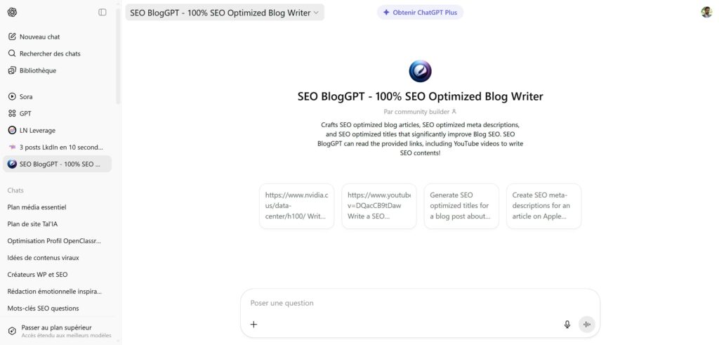 SEO blog GPT