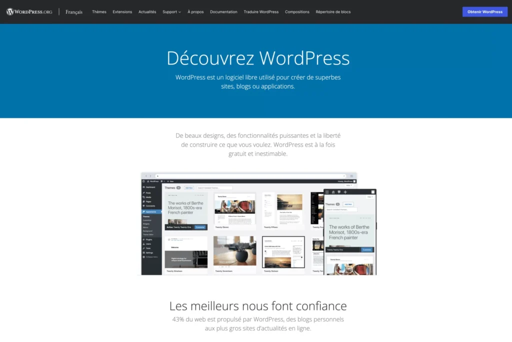 Pourquoi opter sur WordPress.org ?