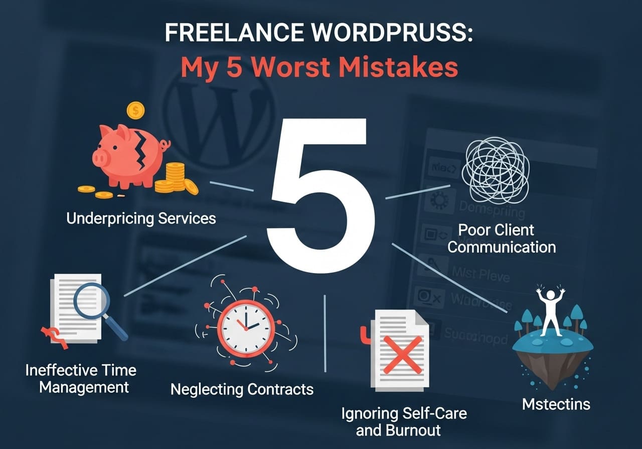 Freelance WordPress : Mes 5 Pires Erreurs